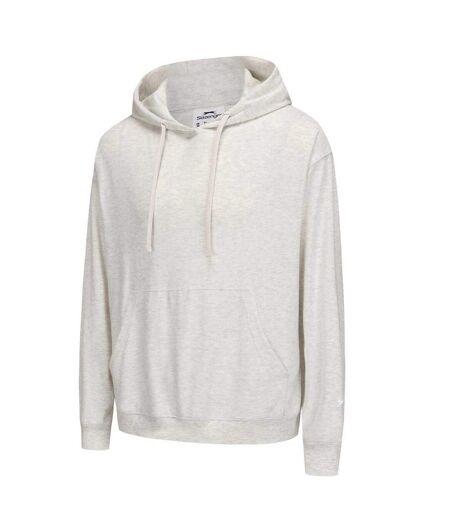 Sweat À Capuche Leisure Femme Blanc Cassé Chiné Chiné Slazenger