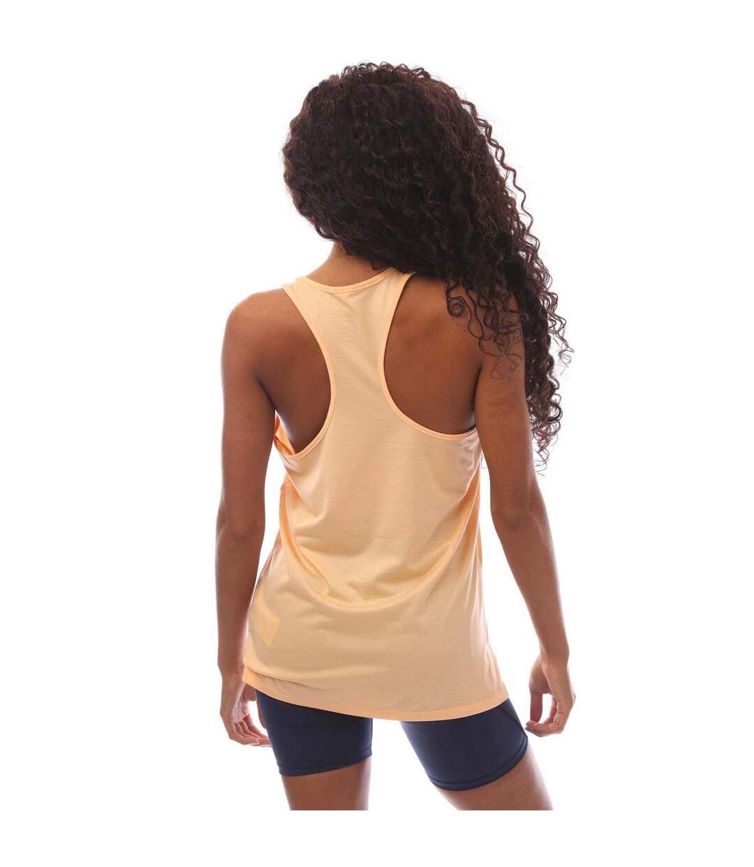 Womens/ladies Essentials Tank Top Peach New Balance-2