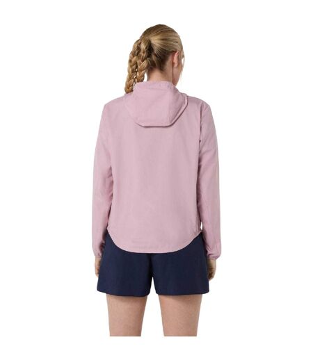 Veste À Capuche Course À Pied Femme Bleu Asics