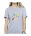 Disney T-shirt boyfriend en coton de The Little Mermaid Club Femme/Ladies (Gris sportif) - UTBI31004-3