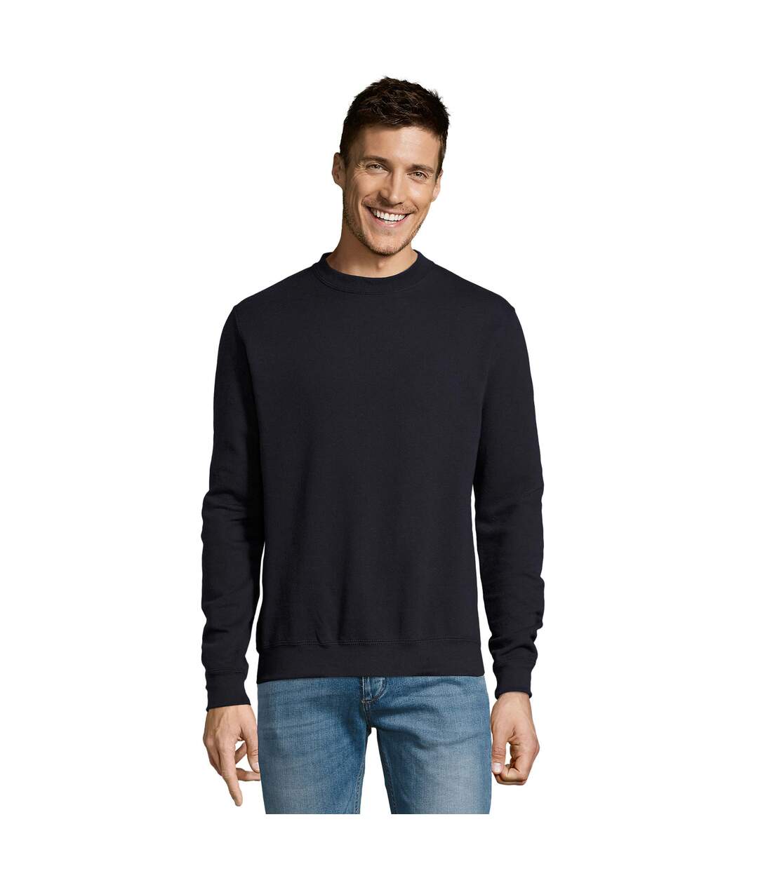 Sweat New Supreme Adulte Bleu Marine SOLS-1