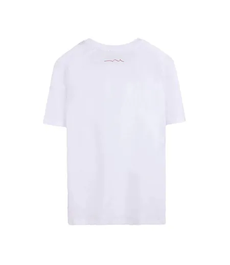 T-Shirt blanc/gris homme teddy smith john