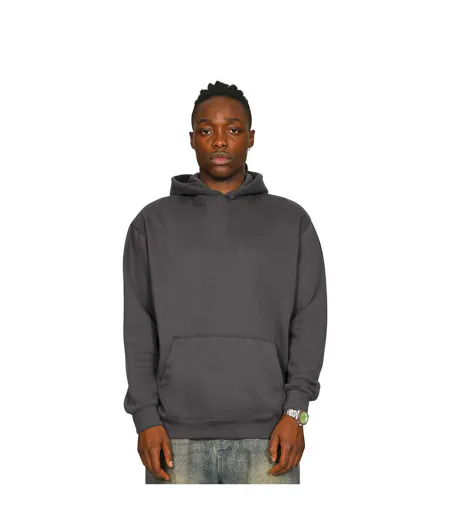 Sweat À Capuche Premium Adulte Charbon Casual Classics