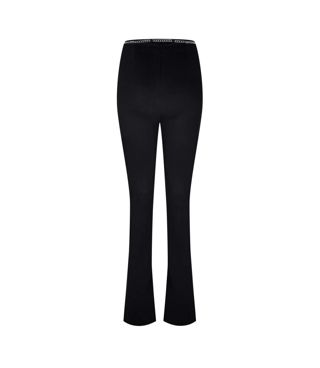 Womens/ladies Norinda Chain Detail Trousers Black Hugo-2