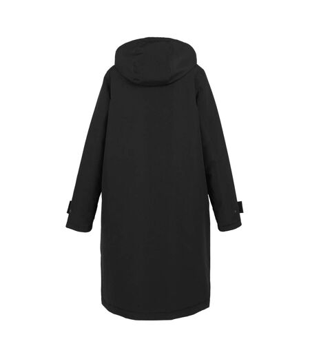 Womens/ladies Orla Kiely Birdy Longline Waterproof Jacket Black Grey Regatta