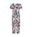 Mountain Warehouse Womens/Ladies Santorini Floral Wrap Jumpsuit (Multicolored) - UTMW2803
