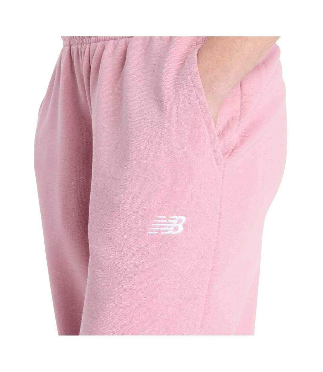 Womens/ladies Relaxed Fit Joggers Pink New Balance-4