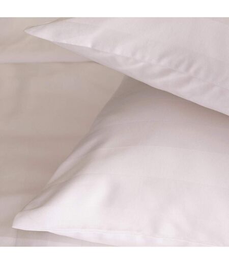 Parure de Lit Satiné 260x240cm Blanc
