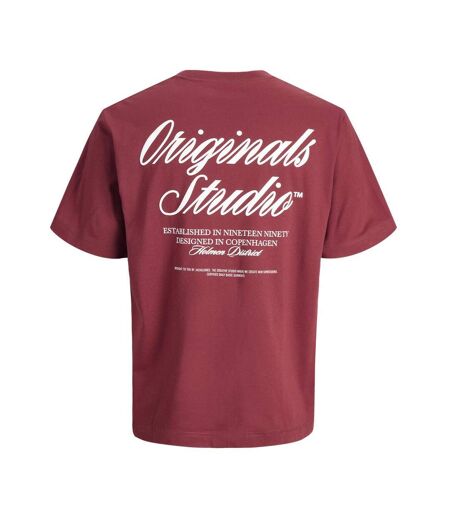 T-Shirt rouge homme jack & jones norrebro