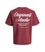 T-Shirt rouge homme jack & jones norrebro-2