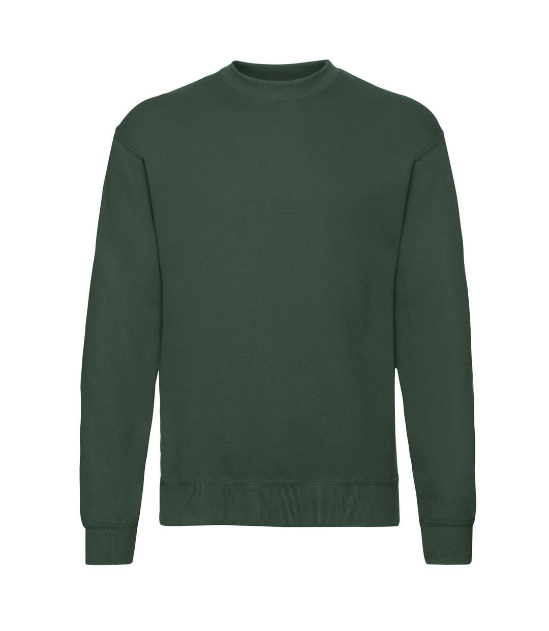 Sweat homme vert bouteille Fruit of the Loom-1