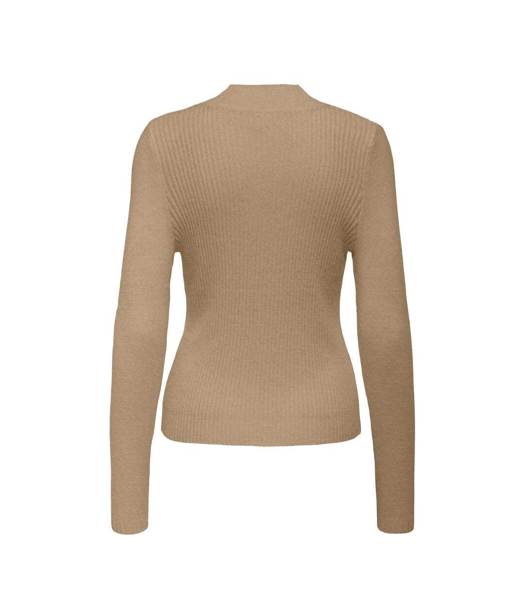 Pull beige femme only kattie-2