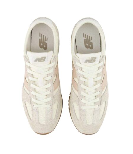 Womens/ladies 471 Suede Running Shoes White Clay New Balance