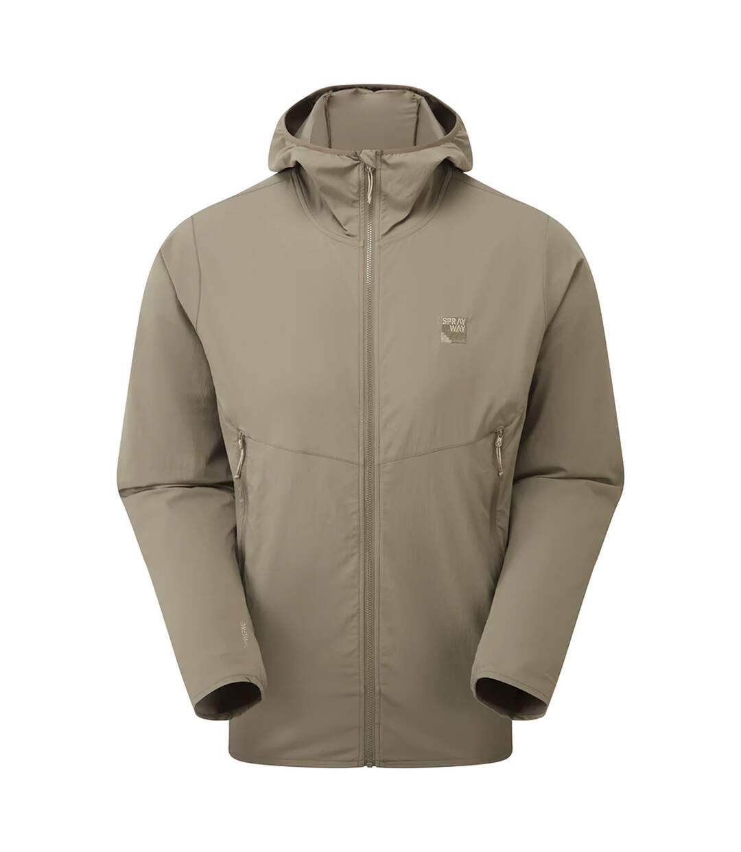 Mens Lightweight Softshell Hiking Hoodie Jacket with Water Repellent Finish-1
