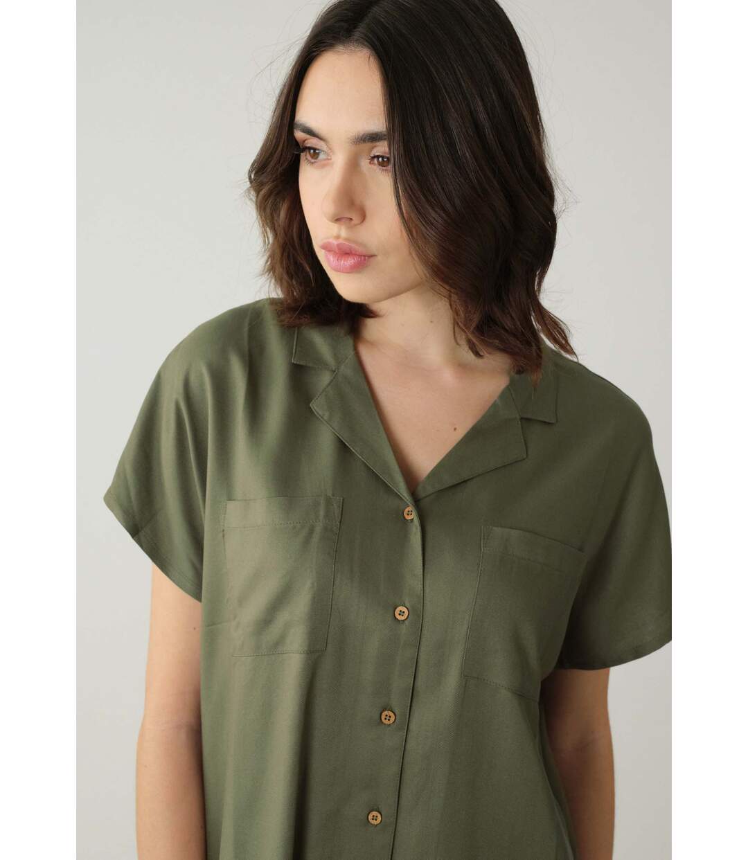 Chemise style army pour femme MALICIA-4