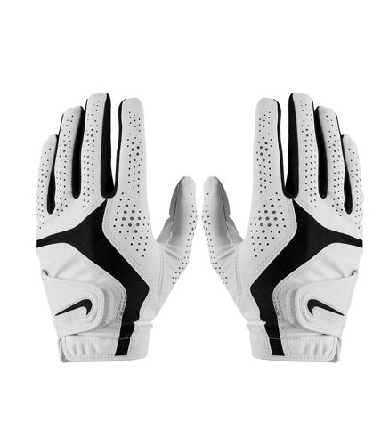 Nike Womens/Ladies Dura Feel IX 2020 Left Hand Golf Glove (White/Black)