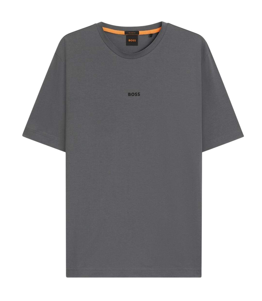 Mens Tchup Logo Oversized T-shirt Grey Boss-2