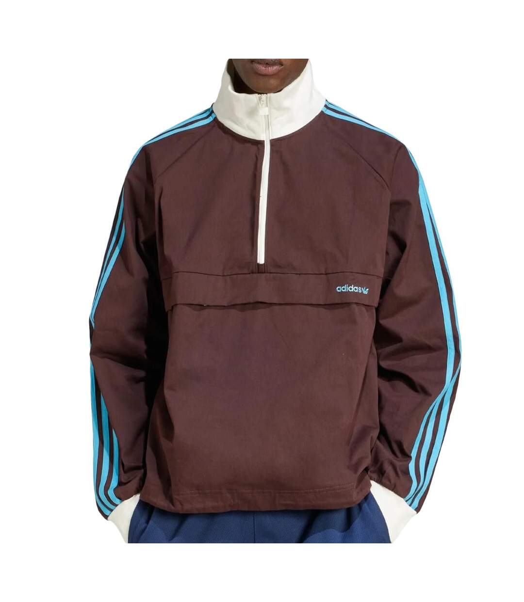 Veste marron homme adidas pullover-1