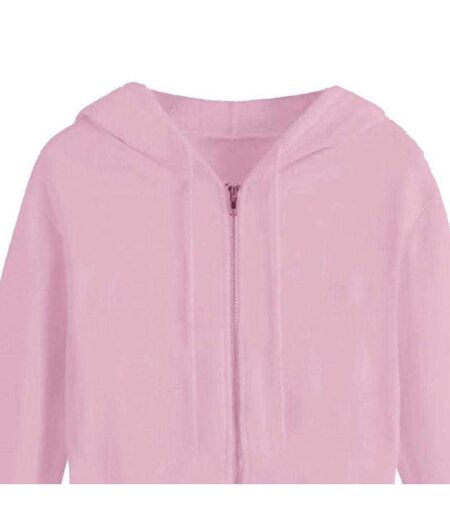 Veste À Capuche Femme Rose Miso