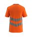 T-shirt Safe Supreme Sandwell Homme Orange Fluo Anthracite Foncé Mascot-2