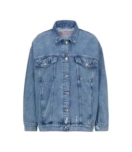 Veste En Jean The Icon Femme Bleu Clair Hugo
