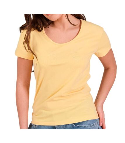 T-shirt Jaune Femme Project X Paris Basic Broderie F221114 - M