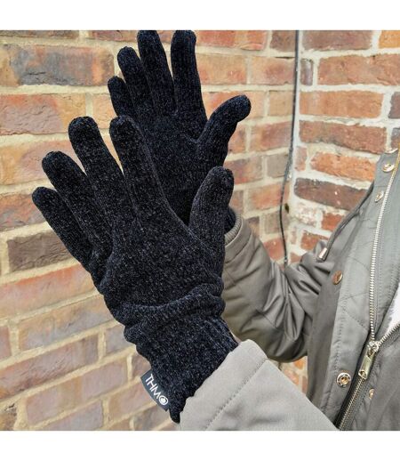 Ladies Outdoor Chenille 3M Fleece Lined Thinsulate Winter Gloves