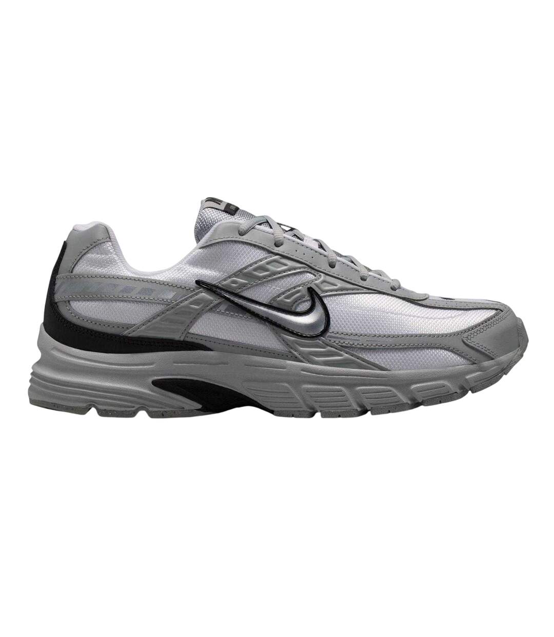 Mens Initiator Logo Cushioned Trainers White Grey Nike-1