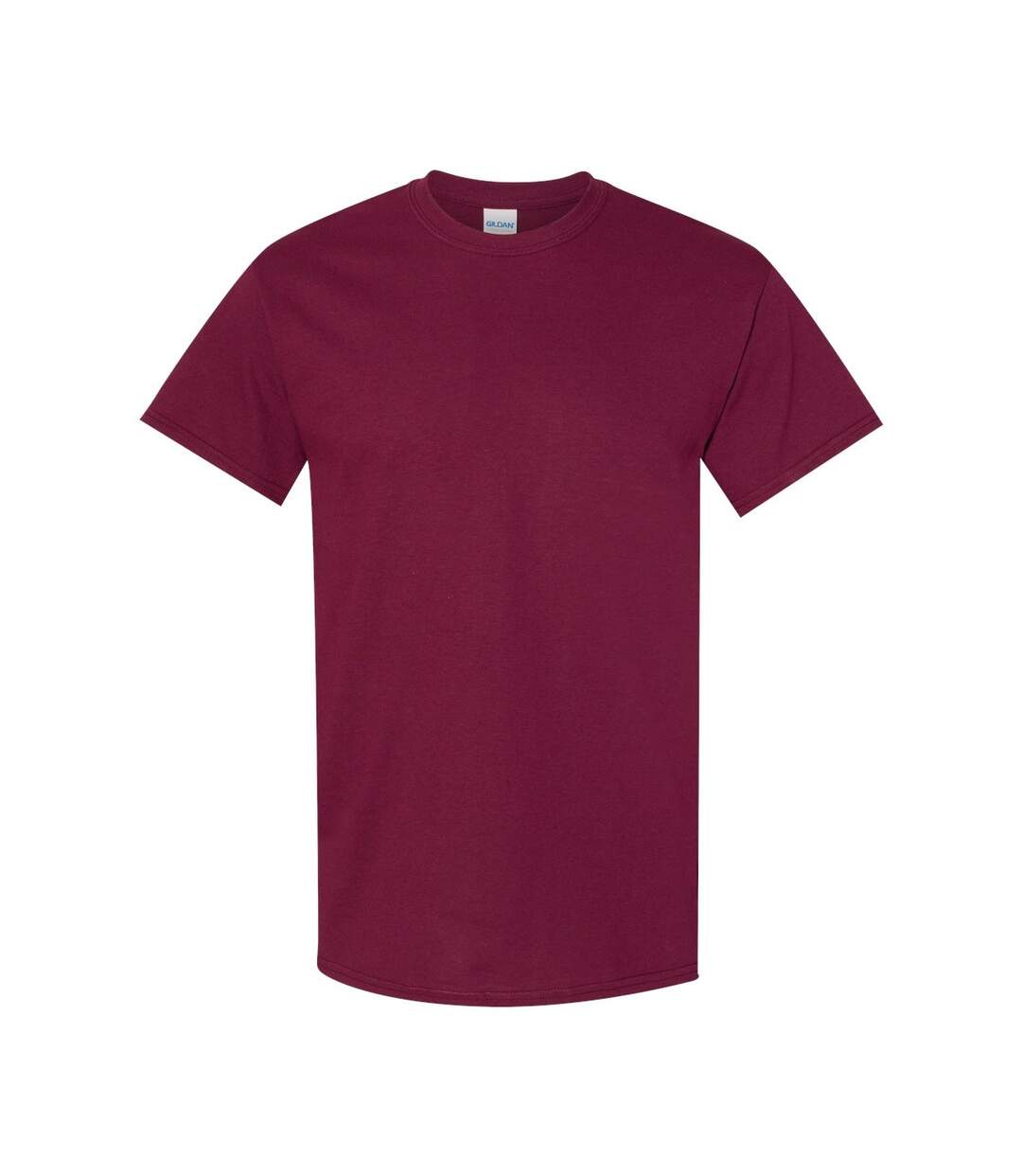 Gildan Mens Heavy Cotton Short Sleeve T-Shirt (Pack of 5) (Maroon) - UTBC4807