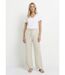 Pantalon tailleur rayé aspect irrégulier-3