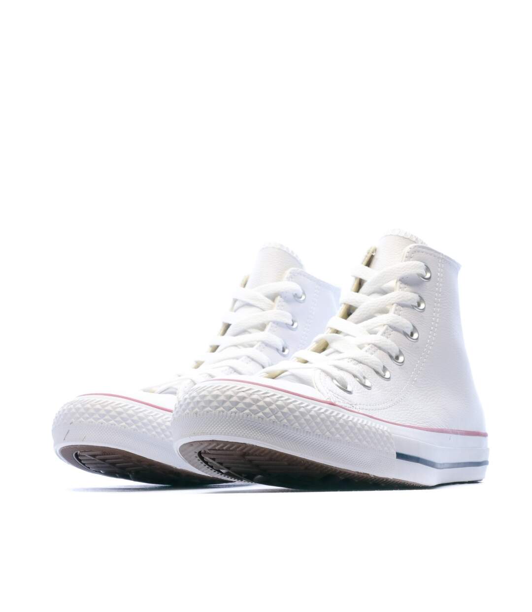 All Star Baskets cuir montantes blanches Homme/Femme Converse-5