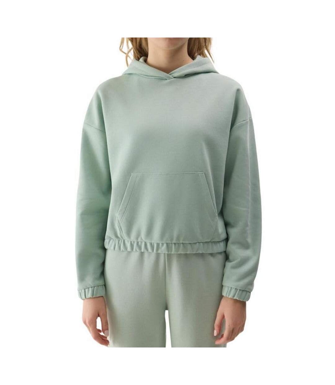 Sweat À Capuche Wss24tswsf1057 Femme Vert 4F-4