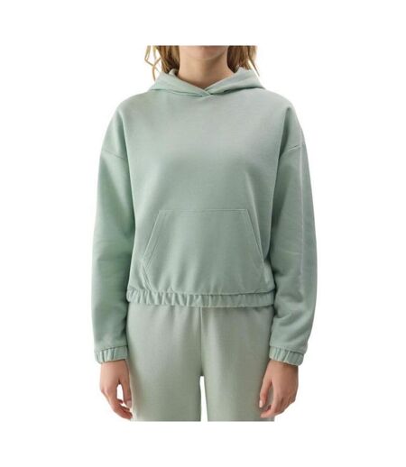 Sweat À Capuche Wss24tswsf1057 Femme Vert 4F