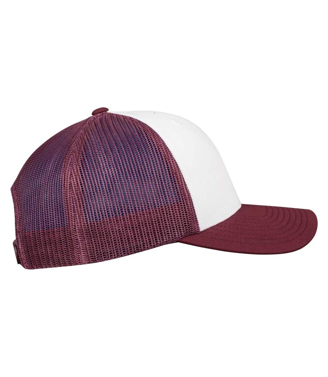 Casquette Trucker Motif/style Rétro Adulte Pourpre Blanc Flexfit-4
