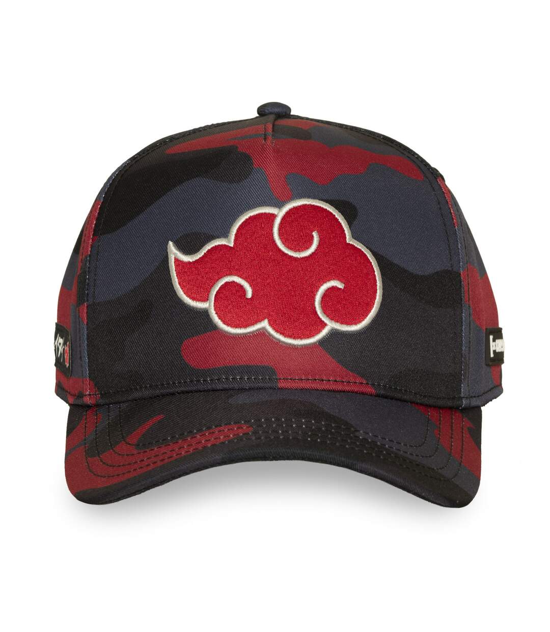 Casquette trucker premium avec logo brodé Naruto Shippuden Red Camo Capslab-2