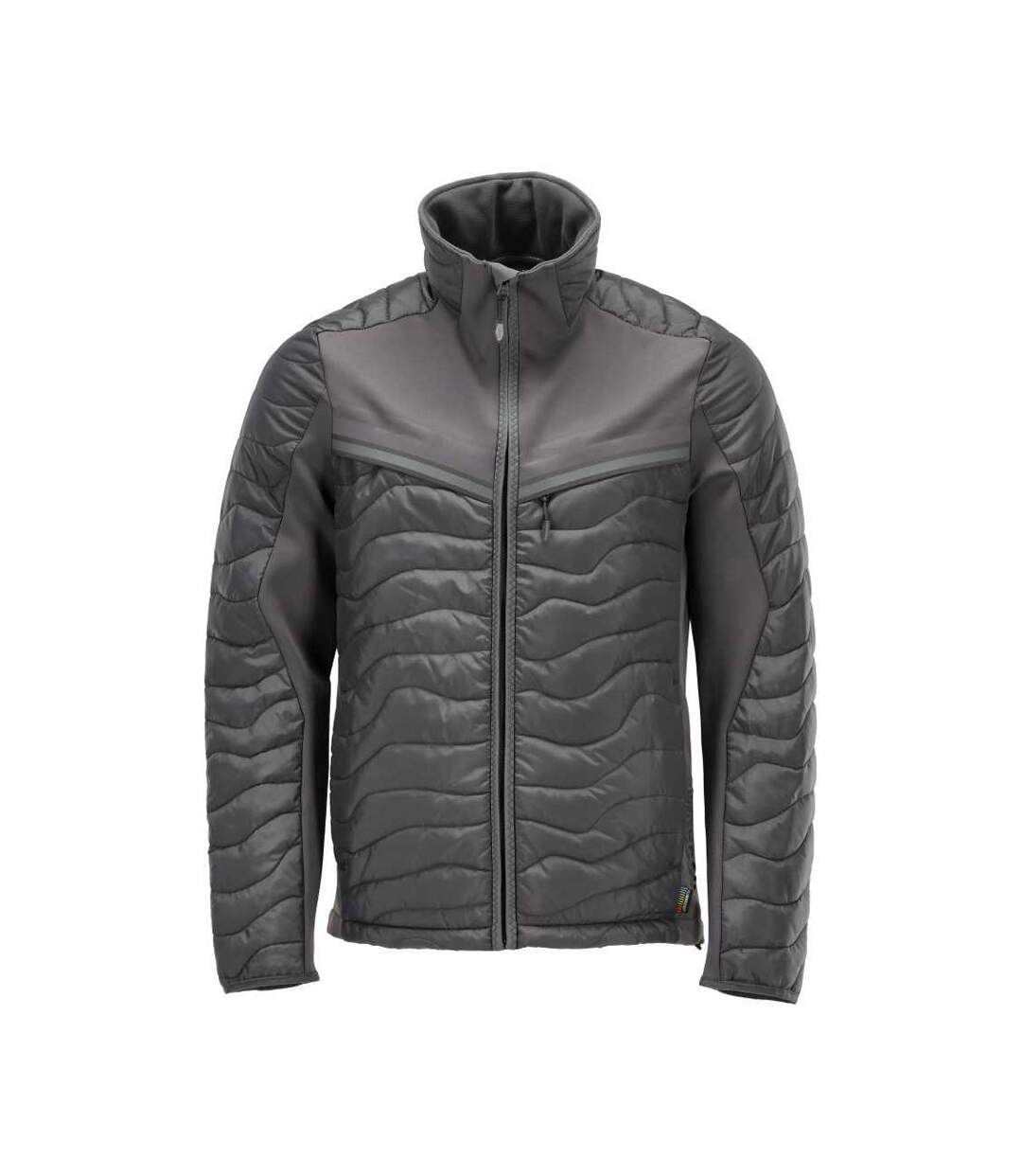 Mens Customized Thermal Jacket Stone Grey Mascot-1