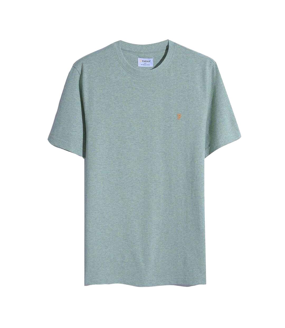 T-shirt Motif/style Logo Homme Vert Brume Farah-2