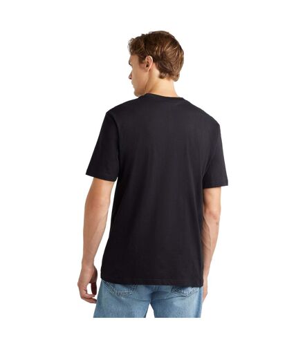 Umbro Mens Core Small Logo T-Shirt (Black/Woodland Grey)