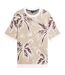 T-shirt Manches Courtes Motif/style Palmier Homme Taupe Ted Baker-2