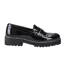 Mens Kenny Leather Loafers Black Patent POD-4