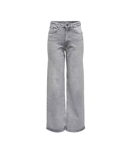 Jean gris femme only juicy strass