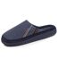 Isotoner Chaussons Mules homme suédine ultra doux, semelle ergonomique soutien plantaire, mousse à mémoire forme-1