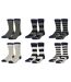 Lot de 6 paires de chaussettes de ville homme rayées modèle A Serge Blanco-1