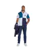 Polo Rugby Motif/style Harlequin Homme Bleu Sarcelle Raging Bull-1
