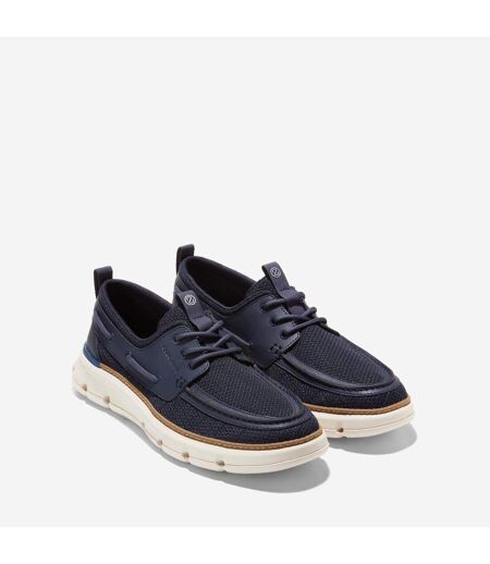 Cole Haan Mens 4.ZeroGrand Regatta Sneakers (Navy/Sodalite Blue/Ivory) - UTFS10713