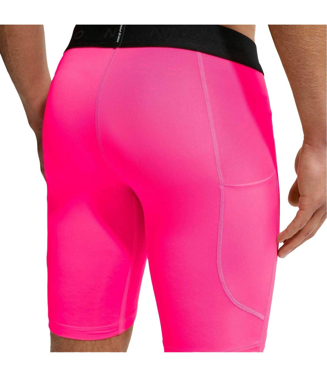 Mens Pro Compression Shorts Hyper Pink Black Nike-4