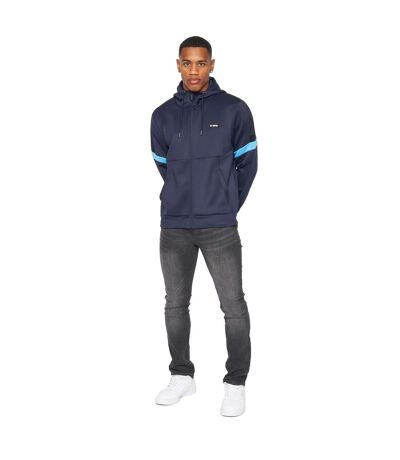 Mens Kadar Full Zip Hoodie Navy Kings Will Dream