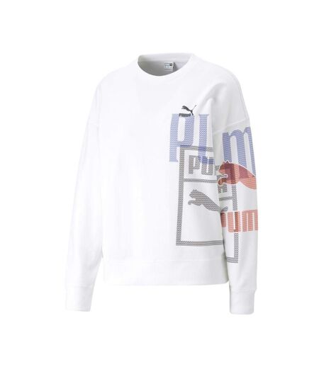 Sweat blanc homme puma classics - l