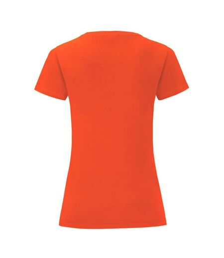 Womens/ladies iconic 150 t-shirt flame Fruit of the Loom