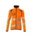 Veste Polaire Accelerate Safe Femme Orange Fluo Bleu Marine Foncé Mascot-1